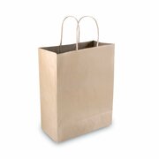 Cosco Shopping Bag, Brown, Paper, S, 10X13, PK50 091565